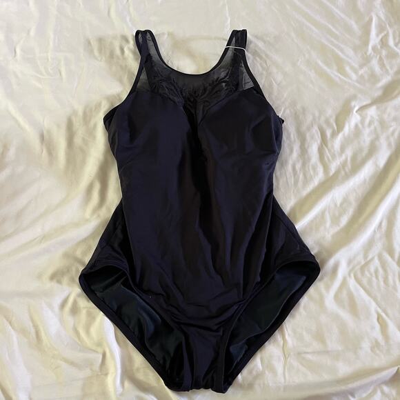 NWT Contours Coco Reef Signature Marquise Underwire One Piece Swim Wmns 10 34C - Picture 5 of 14